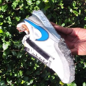 Nike Waffle Racer Crater 'Photon Dust Blue' Summit White (Women's Size 9)